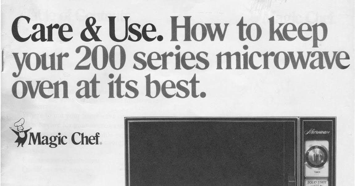 1983 Fleetwood Pace Arrow Owners Manuals Magic Chef 200 series